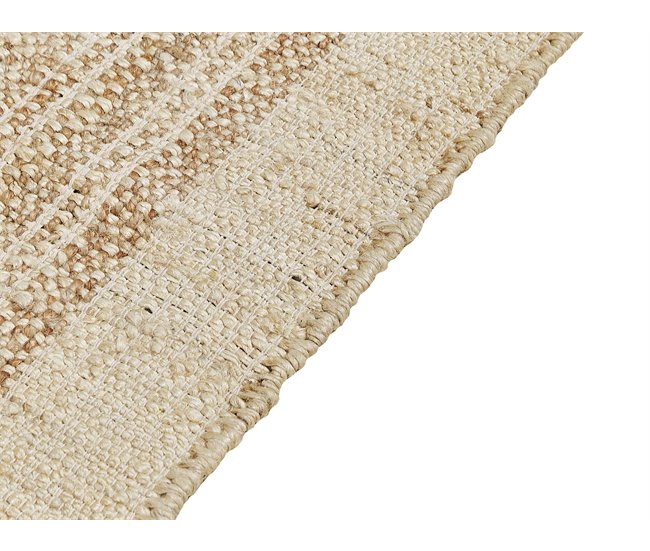 Beliani Entrelaçado ORTAOBA 80x150 Bege