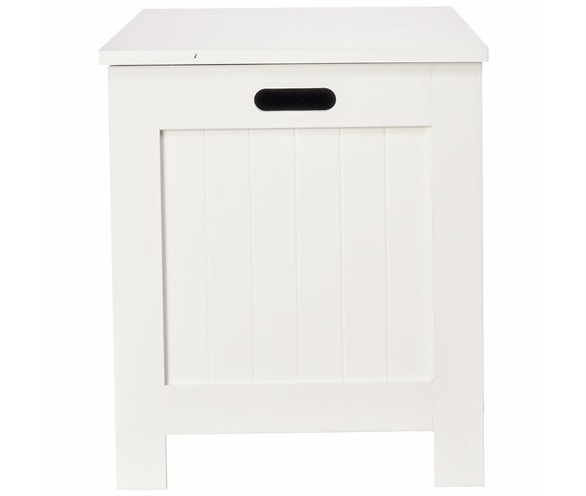 Baú de Armazenamento MDF HOMCOM, casa - móveis de armazenamento 81 Branco