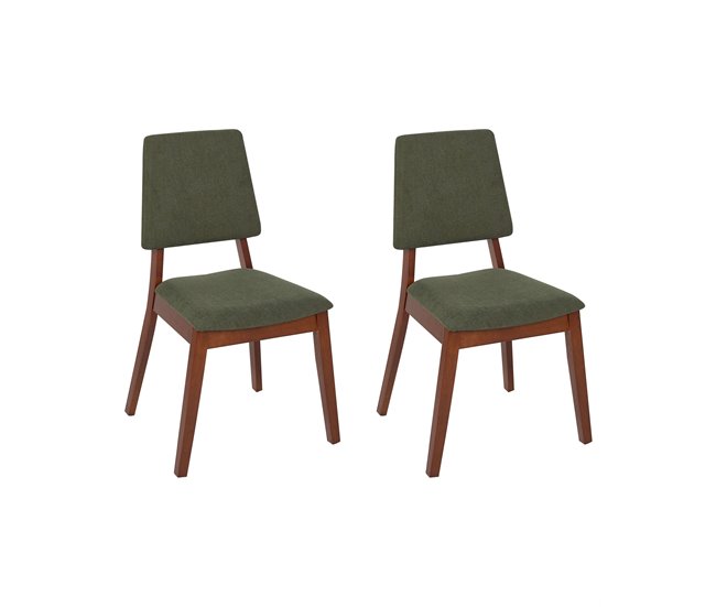 Beliani Silla de comedor MERRILL Verde Escuro