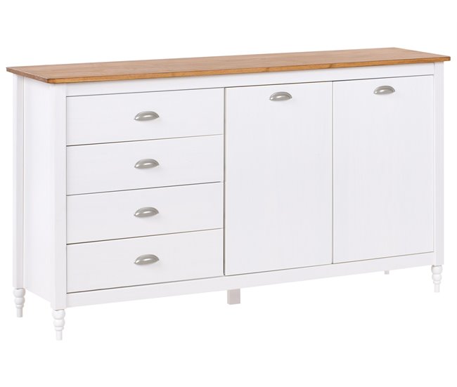 Beliani Aparador SHILLINGTON 150 Branco