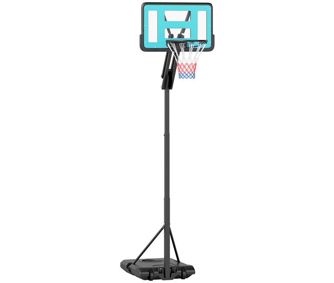 Tabela de Basquetebol Aço, Plástico e PE SPORTNOW Preto