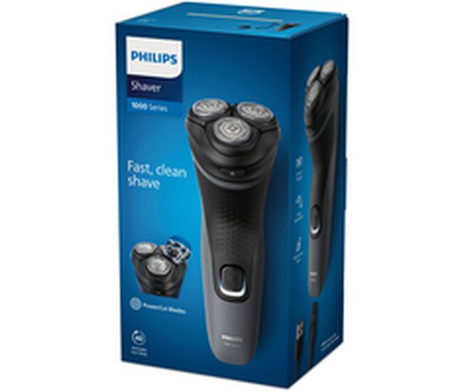 Aparador de Cabelo-Máquina de Barbear S1142/00 Preto / Cinza