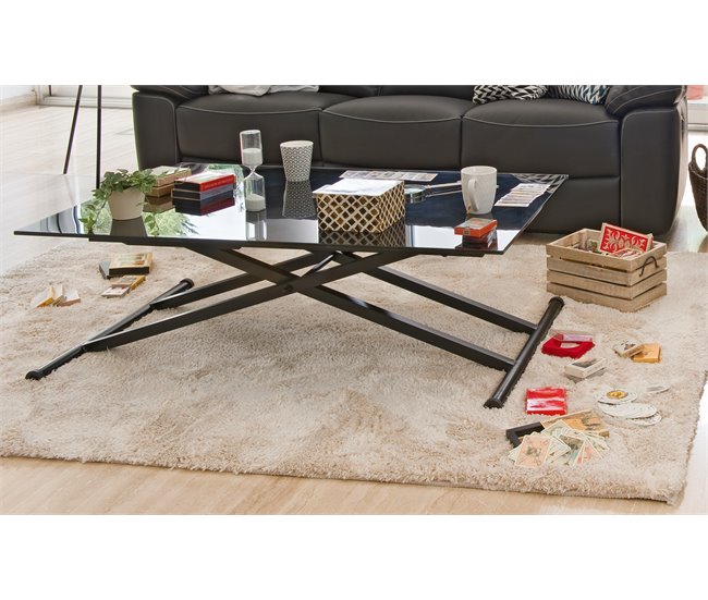 Mesa de centro elevável STAND UP Preto