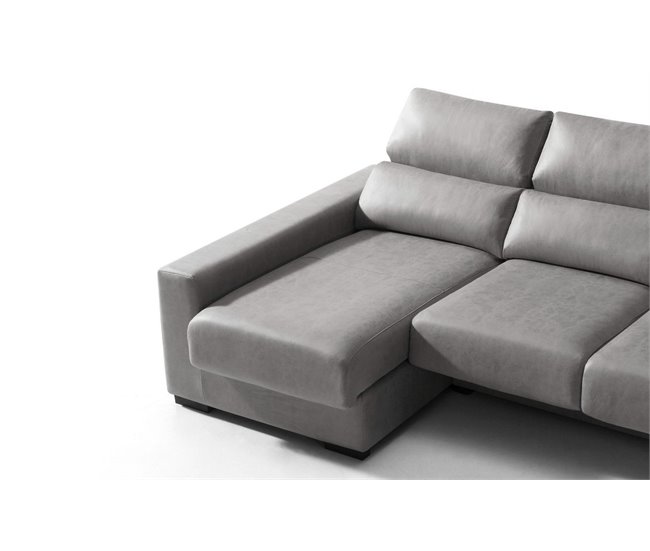 Chaise longue BEA Cinza Claro