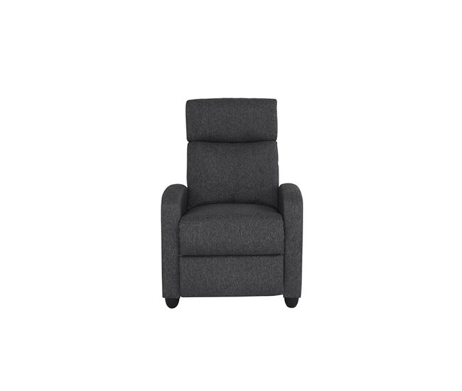 Cadeirão EROS manual relax cinza escuro Cinza Escuro