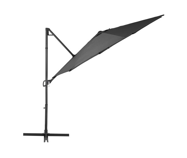 Guarda-sol ABBY 300x300x245cm Cinza Escuro