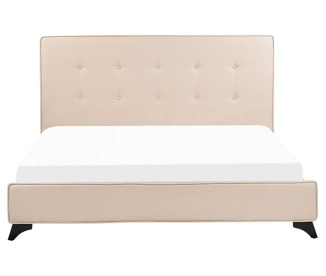 Beliani Cama Poliéster AMBASSADOR 172x216 Bege