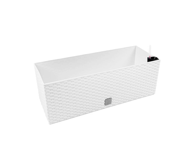 Jardineiro retangular 17 litros Branco