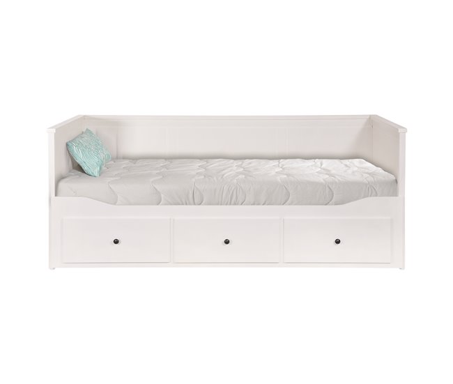 Cama nido UPPSALA 80/160x200cm branca Branco