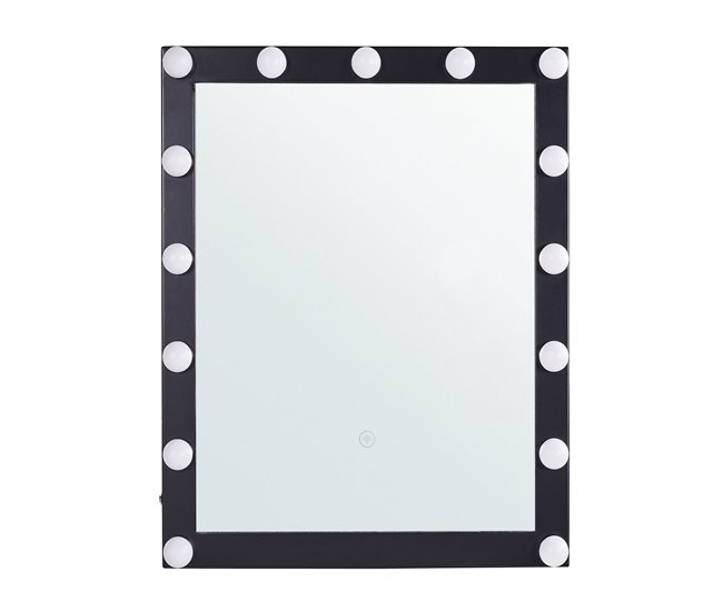 Beliani Espelho de Casa de Banho ODENAS 50x2 Branco