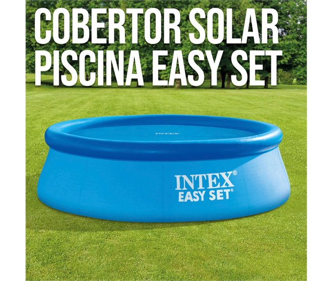 Cobertura solar INTEX para piscinas redondas Azul