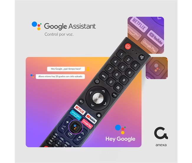 Televisor Smart TV 32 polegadas - anexa SMART32C01HG Preto / Cinza