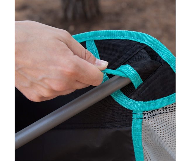 Aktive Cadeira de campismo dobrável ultra-compacta Preto