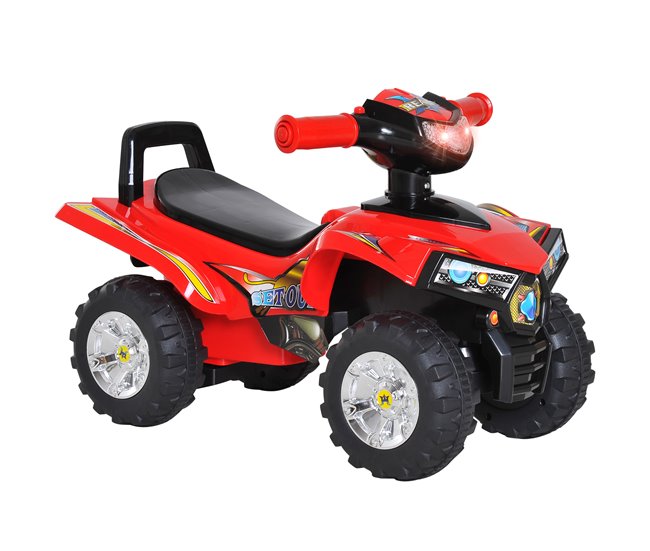 Carro Andador PP e metal HOMCOM Vermelho