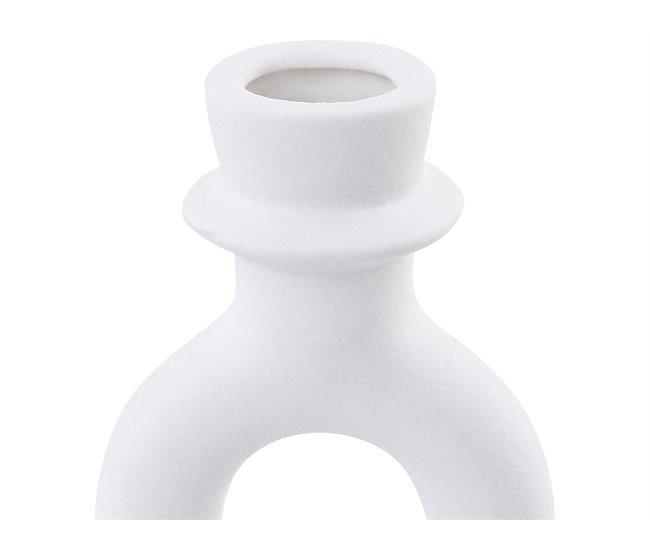 Beliani Candelabro SPARTA Branco/ Bege