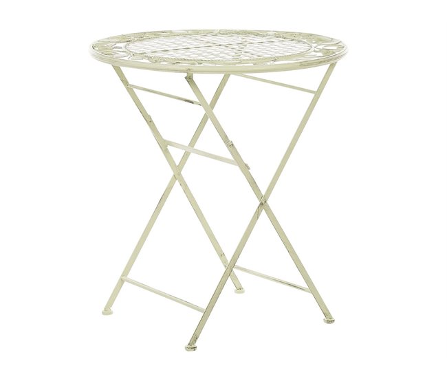 Beliani Mesa dobrável BIVIO 70x70 Verde