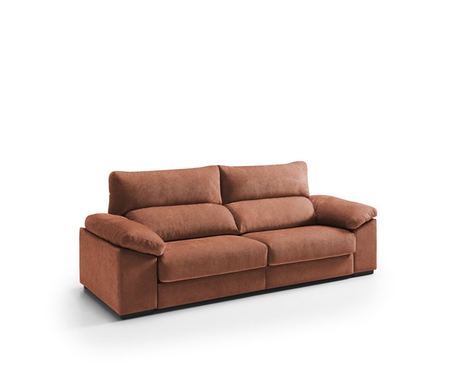 Sofá de 4 lugares XXL HIBA Terracota