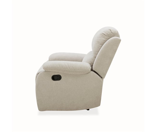 Cadeirão de relaxamento manual RYAN Cinza Claro