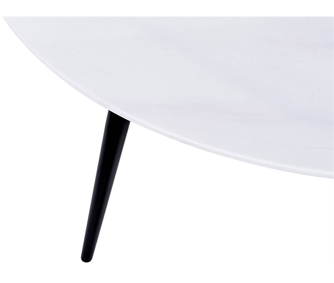 Beliani Mesa de centro EFFIE 79x79 Branco