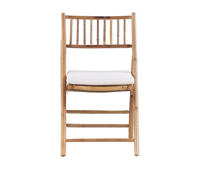 Beliani Conjunto de balcón SAVELLETRI Branco/ Bege