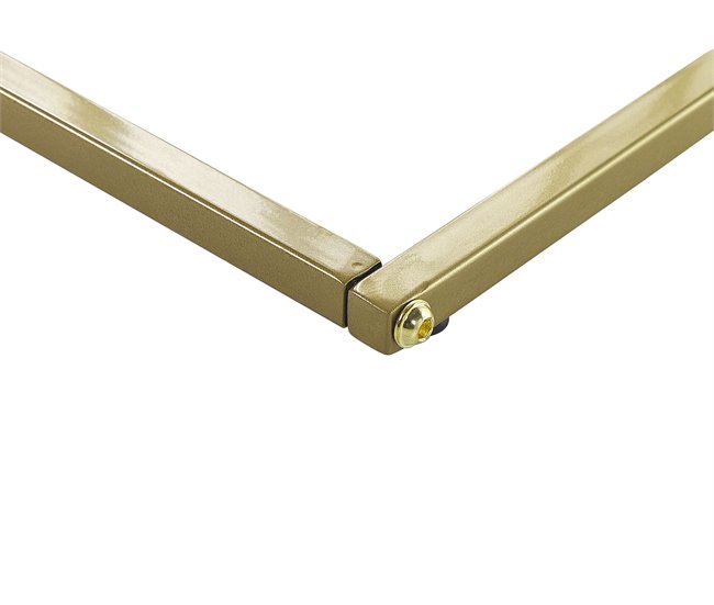 Beliani Mesa auxiliar PANDALE 30x30 Branco