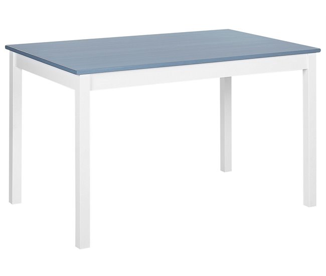 Beliani Conjunto de comedor MOANA Branco