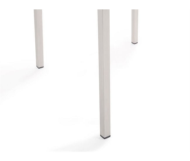 Beliani Conjunto de comedor GROSSETO Cinza