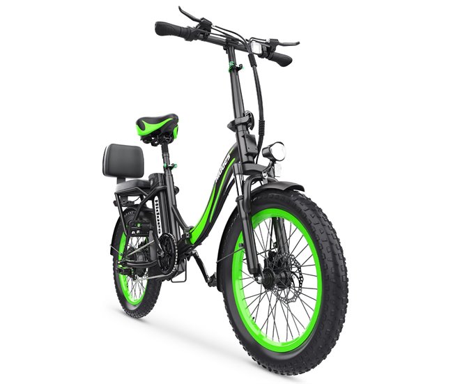 Bicicleta Elétrica Hidoes HD-C1 - Motor 750W Bateria 48V13AH Verde