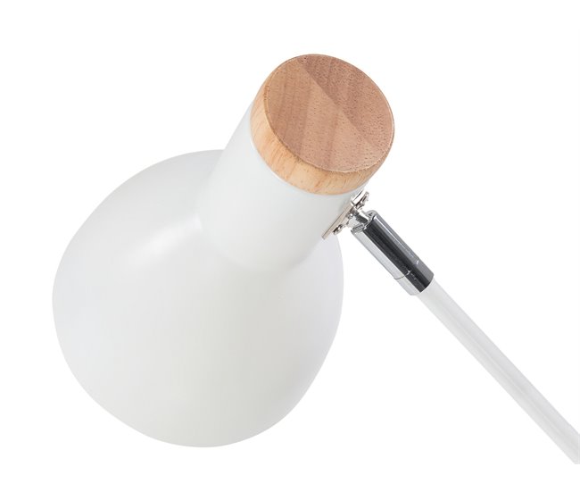 Beliani Iluminação para escritório PECKOS Branco