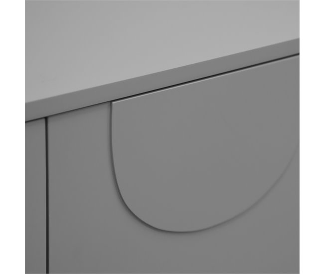 Aparador Holea com 2 portas MDF [en.casa] 70 Bege