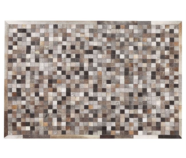 Beliani Patchwork ARMUTLU 160x230 Castanho