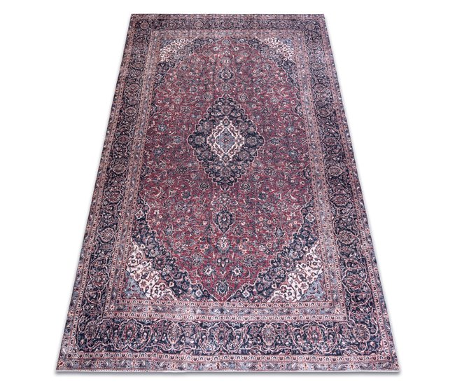 ANDRE 2288 Tapete oriental vintage antiderrapante bordô 160x220 GranÁ
