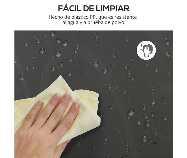 Armário Modular 12 Cubos PP e Aço HOMCOM 125 Branco