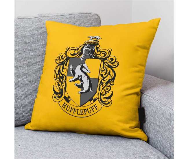 Capa de travesseiro Hufflepuff Basic Amarelo