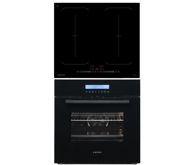 Conjunto forno e placa indução JOCEL JPK4EI200389 Preto/ Inox