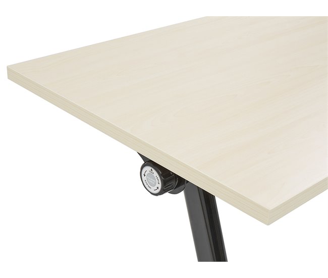 Beliani Secretária dobrável BENDI 180x60 Madeira Clara