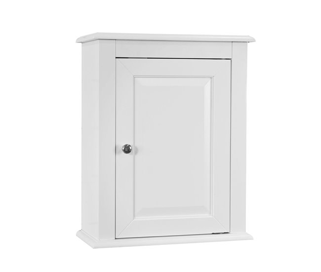 Armário de casa de banho de parede com porta FRG203-DG SoBuy 10 Branco