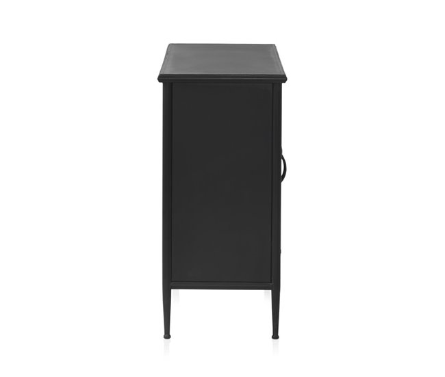 Aparador Com Estrutura Metálica Preto