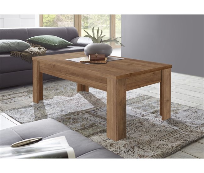 Mesa de centro fixa 122cm RIMINI Carvalho