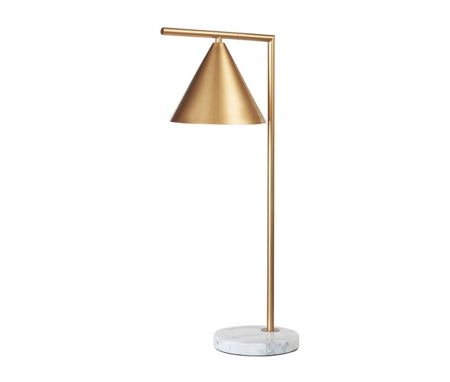 Beliani Candeeiro de mesa MOCAL Branco/ Bege