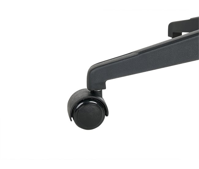 Beliani Silla de oficina BONNY Preto