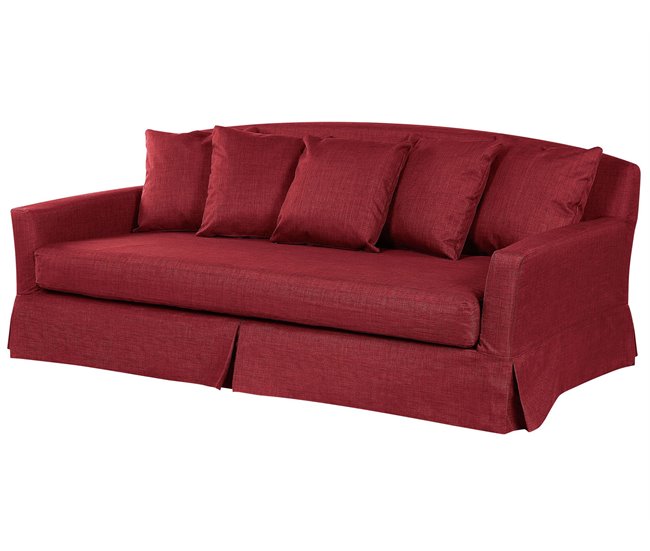 Beliani Capa de sofá GILJA bezug Vermelho