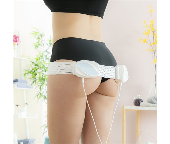 Cinto de Massagem Vibratório para Tonificar o Corpo Branco