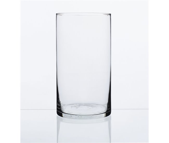 Vaso em vidro SARA 29x15,8x15,8cm marca TREND GLASS Transparente