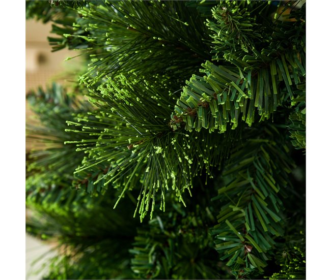 Árvore de Natal Artificial Aço e Plástico HOMCOM, casa - natal Verde