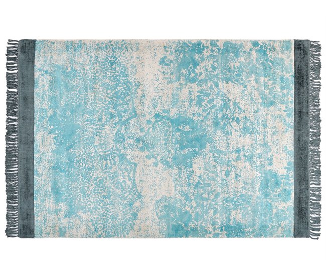 Beliani Pelos curtos AKARSU 160x230 Azul Claro