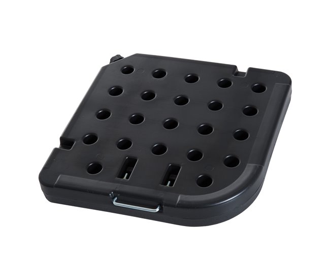 Base para Chapéu de Sol de 4 Peças HDPE Outsunny 50x50 Preto