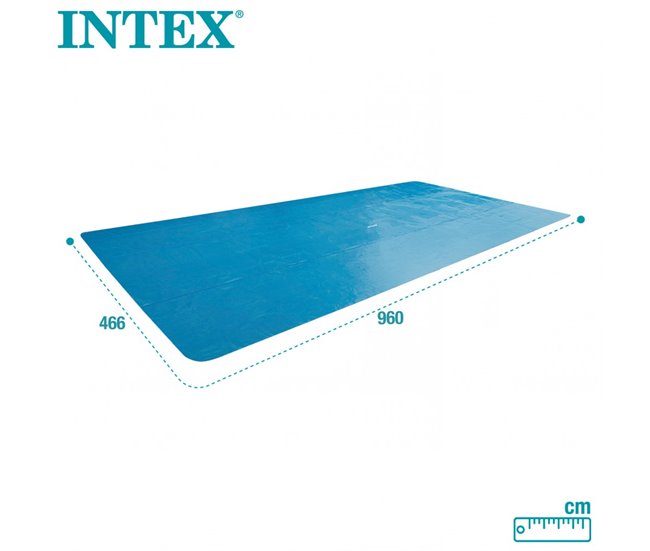 Cobertura solar INTEX piscinas retangulares Azul