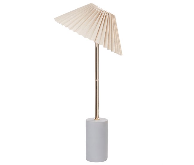 Beliani Candeeiro de mesa BALUARTE Bege