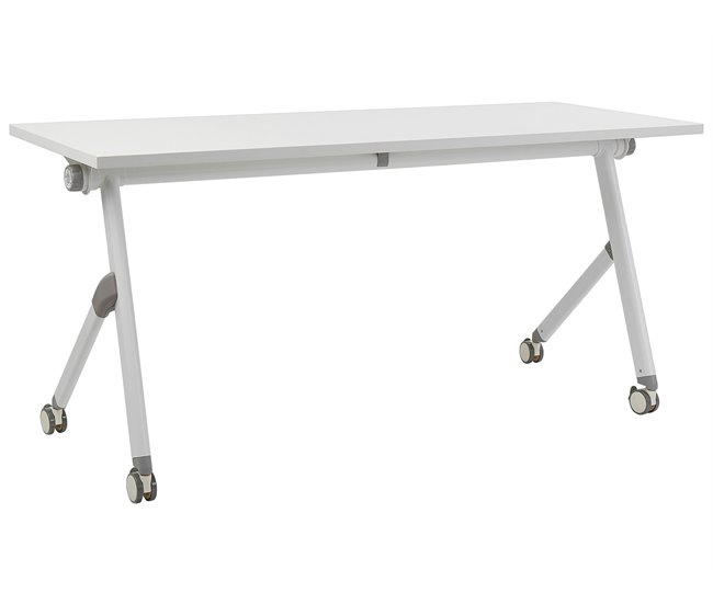 Beliani Secretária dobrável BENDI 160x60 Branco